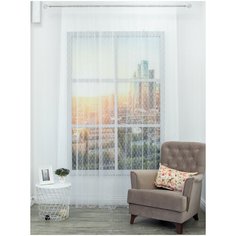 Тюль Amore Mio RR 9142-w на ленте 270 см 1шт. белый