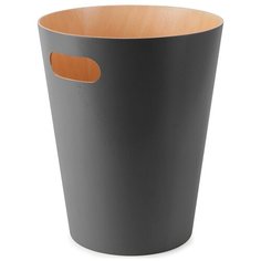 Корзина для мусора Woodrow серая Umbra
