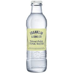 Тоник Franklin & Sons Natural Indian Tonic Water, 12 шт по 200 мл, Великобритания