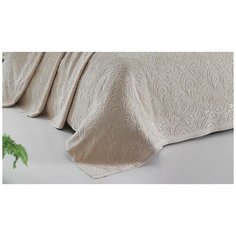 Простыня махровая "Karna. Esra", 200x220 см (абрикосовый)