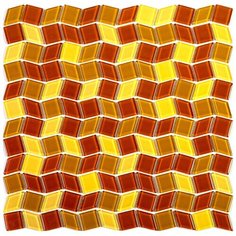 KF-123-2 Мозаика из стекла Natural WAVE бежевый коричневый квадрат