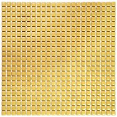 W-36 Стеклянная мозаика Natural Flex желтый светлый квадрат глянцевый