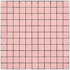 A-074M Мозаика из стекла Natural Color Palette розовый квадрат