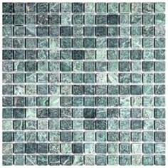 7M069-20T Мраморная мозаика Natural Adriatica зеленый квадрат матовый