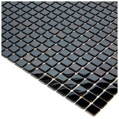 MM-08 Металлическая мозаика Natural Металл черный квадрат глянцевый