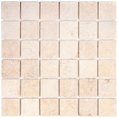 7M021-48T Мозаика из мрамора Natural Adriatica квадрат матовый
