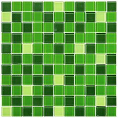 CPM-202-3 Стеклянная мозаика Natural Color palette зеленый квадрат