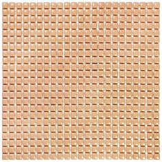 W-114 Стеклянная мозаика Natural Flex оранжевый квадрат глянцевый