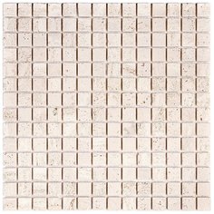 7M090-20T Мозаика из травертина Natural Adriatica бежевый светлый квадрат матовый