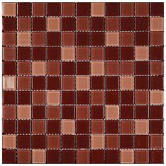 CPM-211-2 Мозаика из стекла Natural Color Palette коричневый квадрат