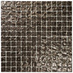 BSA-18-20 Мозаика из стекла Natural Crystal коричневый темный квадрат глянцевый