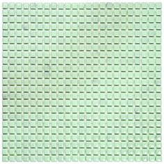 W-116 Мозаика из стекла Natural Flex зеленый светлый квадрат