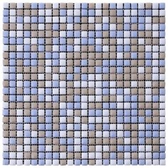 TC-01 Мозаика из стекла Natural Flex черный белый квадрат