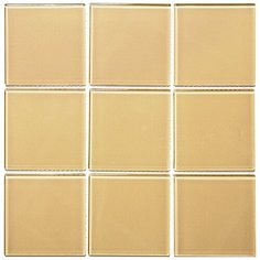 A-163-100 Мозаика для кухонного фартука Natural Color palette желтый квадрат глянцевый