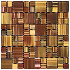 WL-36A Мозаика из стекла Natural Ethnic бежевый коричневый