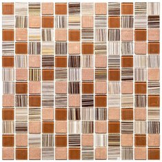 MSD-425-1 Мозаика из стекла мрамор Natural Madras коричневый квадрат