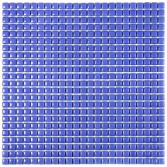 W-74 Мозаика для ванной Natural Flex синий квадрат глянцевый