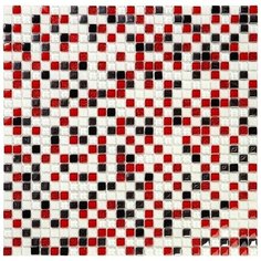 VHL-06 Madrid Мозаика для кухонного фартука Vidromar Holidays красный квадрат Natural Mosaic