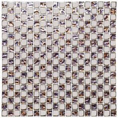 PA-02-15 Мозаика зеркальная Natural Light фиолетовый серебряный розовый металлический квадрат