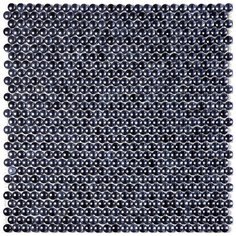 WH-009 Круглая мозаика для ванной Natural Flex черный темный