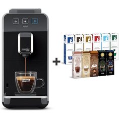 Капсульная кофемашина Caffitaly Luna S32 (белая) в комплекте с капсулами