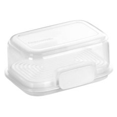 Tescoma Контейнер FreshZONE 891754, 17.5x20.5 см, белый/бесцветный