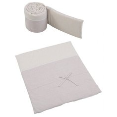 Micuna Комплект Покрывало и бортик Nature ТХ-1823 (2 предмета) beige