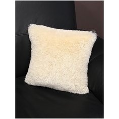 Подушка декоративная MATEX PLUSH бежевый, без наволочки, 35х35 см МАТЕx