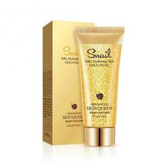 Venzen Silky Hydrating Skin Гель-пенка для умывания с муцином улитки и золотыми частицами 100 ml.