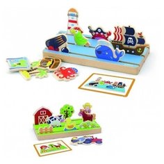 VIGA 3D пазл "Ферма, море" VIGA