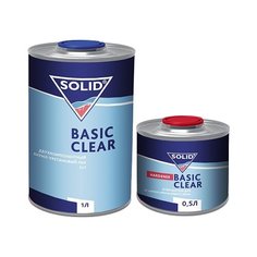 Лак SOLID Basic clear 1000 мл 500 мл