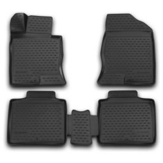 Коврики 3D в салон HYUNDAI Grandeur, 2012-> 4 шт. (полиуретан) Element