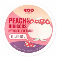 DEARBOO Гидрогелевые патчи для глаз с персиком и гибискусом Hydrogel Eye Patch Peach&Hibiscus, 60