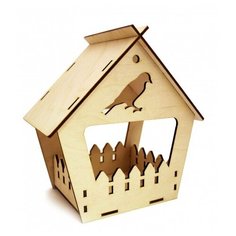 Кормушка сборная Домик Wood Fun