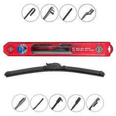 Щетка стеклоочистителя 410 мм бескаркасная 1 шт AWM