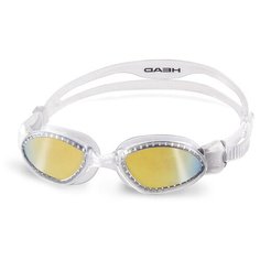 Очки для плавания HEAD SUPERFLEX MID Mirrored, для узкого лица, Цвет - прозрачный