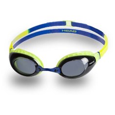 Очки для плавания HEAD HCB FLASH Gr- Bl, Цвет - синий/желтый