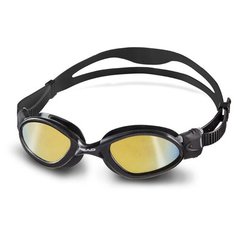Очки для плавания HEAD SUPERFLEX MID Mirrored, для узкого лица, Цвет - черный