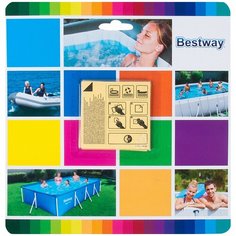 Набор для ремонта бассейна: 10 заплаток, ПВХ Bestway