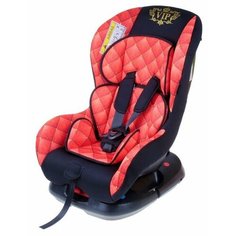 Автокресло группа 1 (9-18 кг) Крошка Я Support VIP, красный/черный