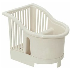 Подставка для столовых приборов 17x13x14см белая роза (008723) Mallony