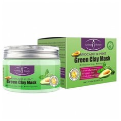 Aichun beauty Маска для лица с Авокадо и Мятой Green Clay Mask 150 гр