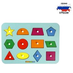 Развивающая игра Монтессори "Геометрические формы" Woodland