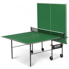 Теннисный стол Optima Green с сеткой и колесами Start Line