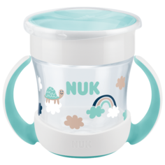 NUK EVOLUTION Поильник "MINI MAGIC" - бирюзовый (160 мл)
