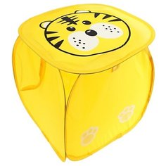 Корзина Наша игрушка Тигренок 43х43х43 см (10038) желтый