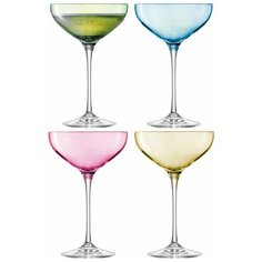 Набор из 4 бокалов-креманок Polka 235 мл пастельный Lsa