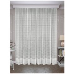 Тюль сетка броде 81062 кремовый 300х270 см ТД Текстиль