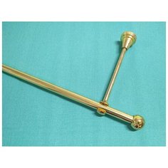 Карниз однорядный Шар, диаметром 16 мм (310 см, Золото глянец) Мастер Плюс