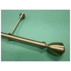 Карниз однорядный Аванти, диаметром 25 мм (180 см, Антик) Мастер Плюс